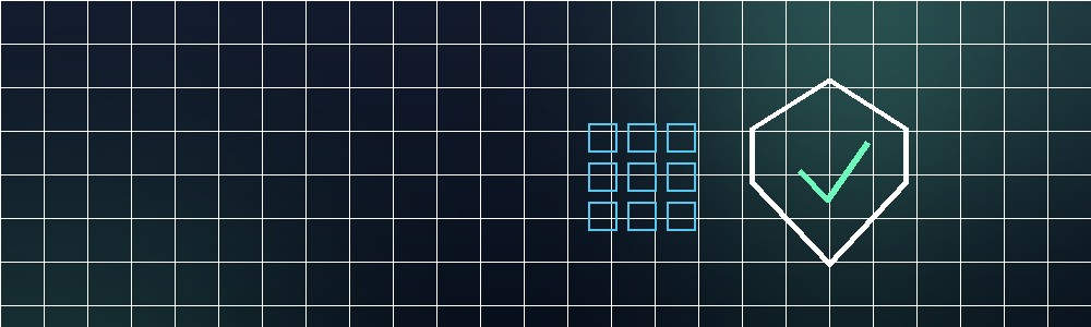 Abstract illustration of layered network security and firewall protection